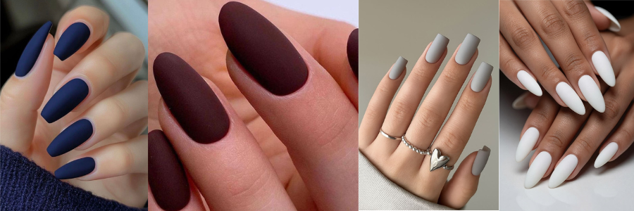 Matte topcoat voor een manicure met een fluweelachtige afwerking